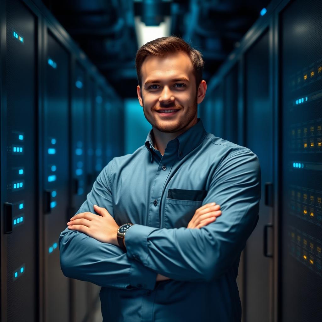 IT technician providing support